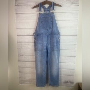 Vintage Y2K Gap 1969 Women’s High Rise Denim Bib Jean Overalls Rise 12 Inches